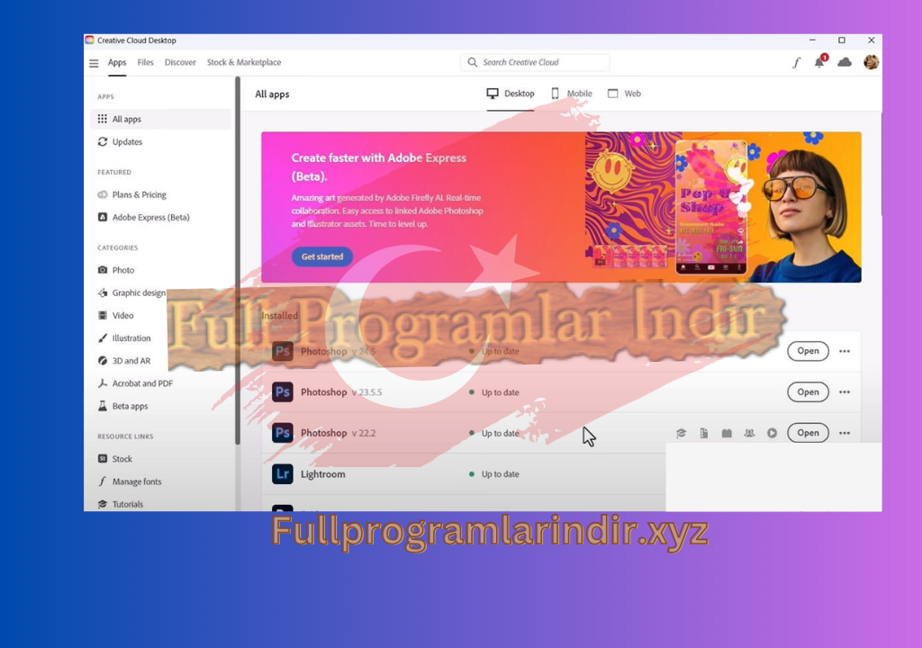 Adobe Creative Cloud Indir